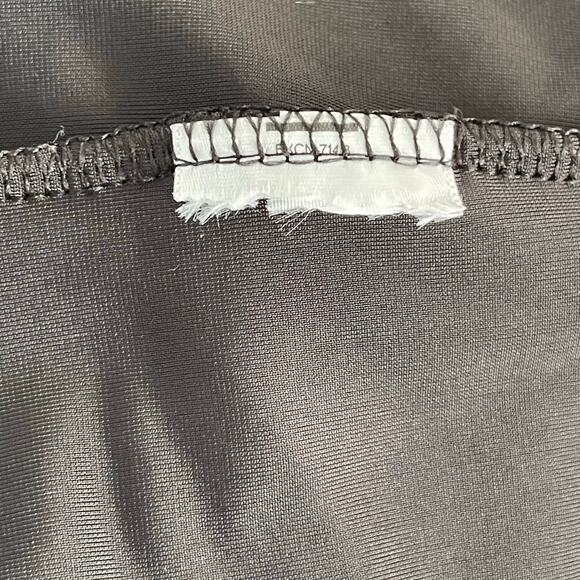 Express Dress Womens XL Black Velvet Velour Long Sleeve Mock Neck Maxi - Picture 7 of 10